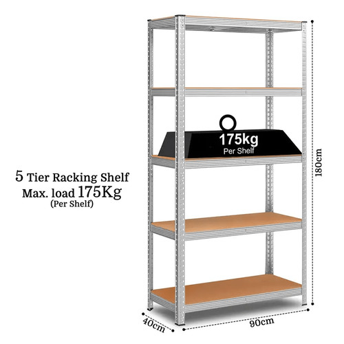 Tier racking shelf heavy - 5,