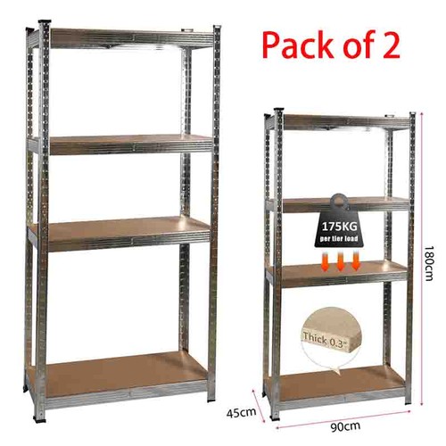 4tier galvanised racking - galvanised,