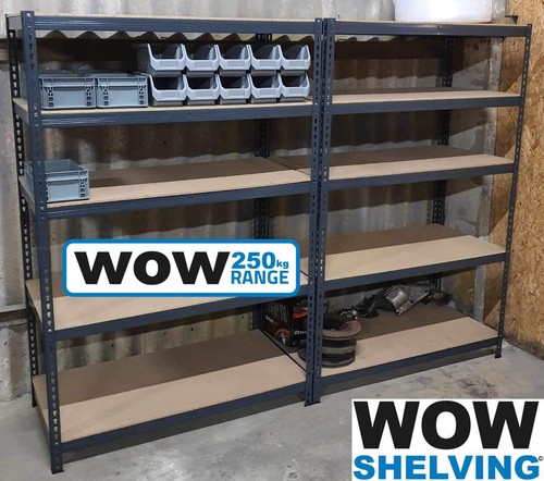 Grey warehouse racking - grey,