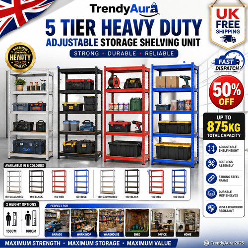 Tier racking shelf - 5, heavy