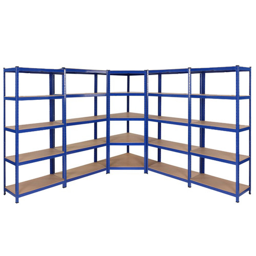 Bay corner racking - 5, racking/shelving
